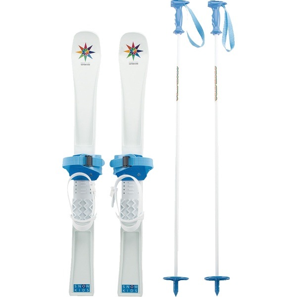 CAPTAINSTAG キャプテンスタッグ ジュニアプラスキー 80cm ブルー type2 スキー スキー板 UX1262 ジュニア ボーイズ