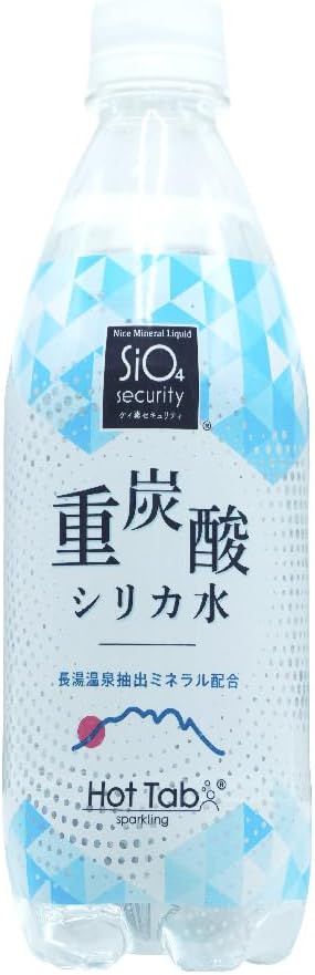 ホットタブ Hot Tab 重炭酸水 シリカ 大分県 長湯温泉 抽出ミネラル配合 500ml×24本