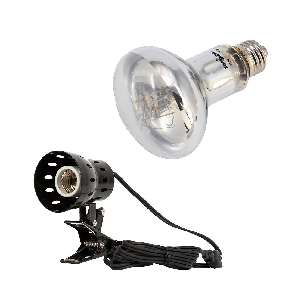 三晃商会　ＲＥＰＴＩＺＯＯ　スーパーサンＵＶ　７５Ｗ　＋　クリップランプスタンド　爬虫類　紫外線　ＣＲＣ17―41―10―20―70