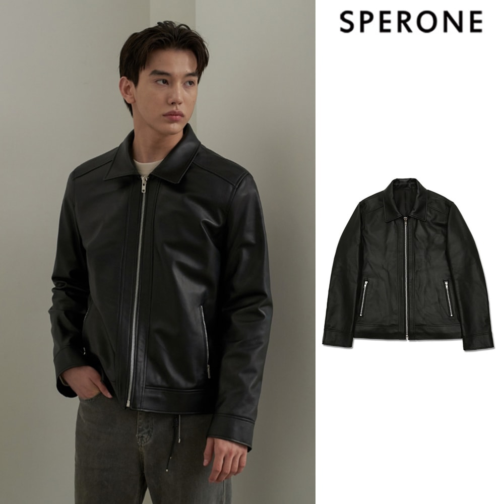 [SPERONE] Lambskin Single Rider Jacket 25,198円