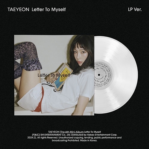 韓国音楽 少女時代のテヨン - 6thミニアルバム 「Letter To Myself」 LP Ver.