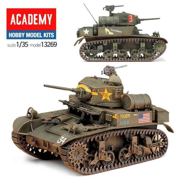 RG4P561P プラモデル269 米軍アカデミー M3A1 スチュアート組み立て