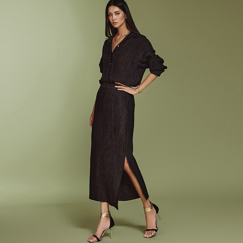 D5086 リンクルツーピース