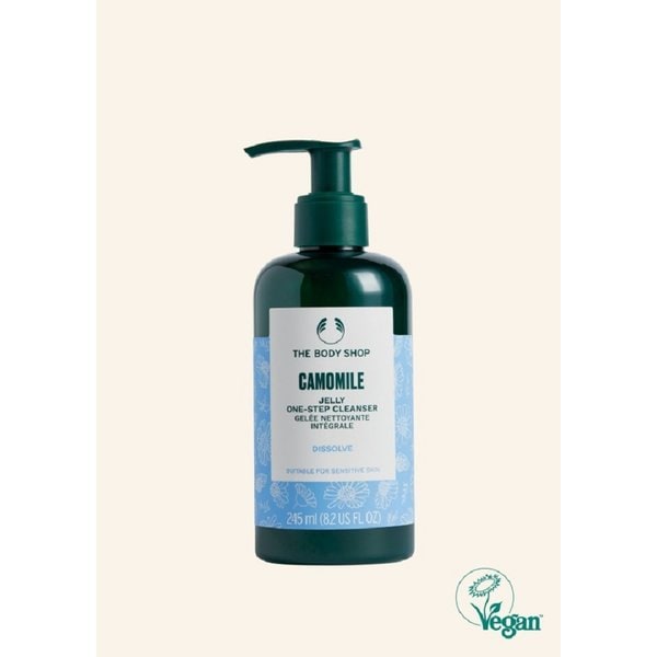 【The body shop】 Chamomile/Jelly/Step/Cleanser/245ML