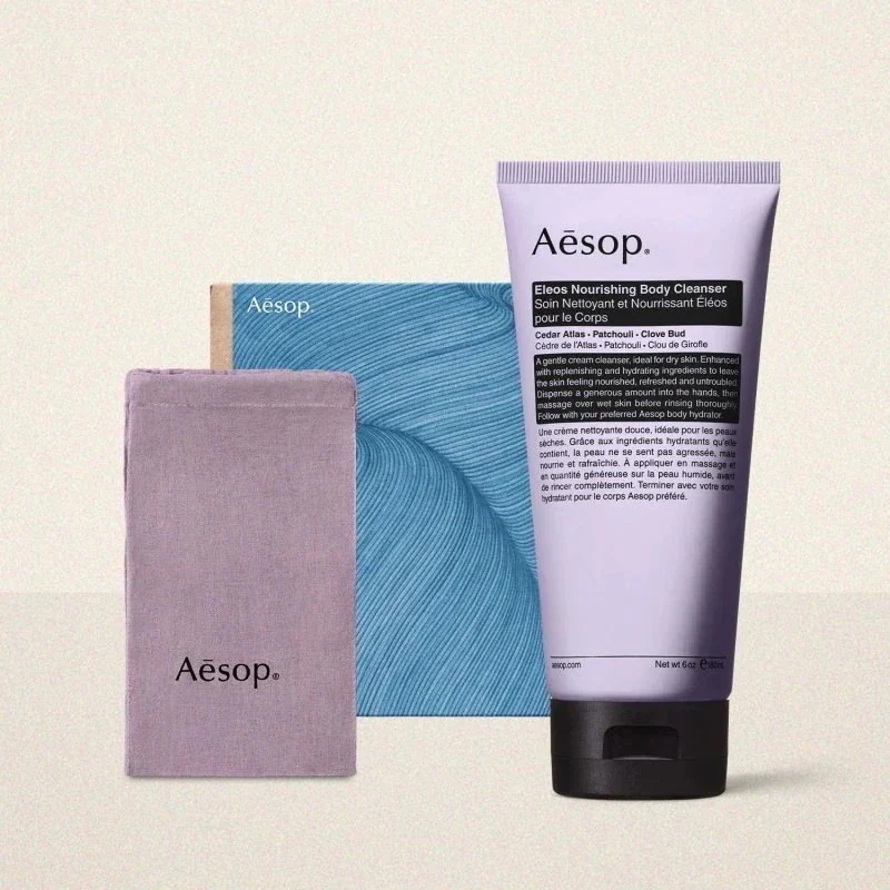 エレオス ナリッシング ボディクレンザー 180mL／低刺激 保湿ボディソープ／アロマシャワージェル