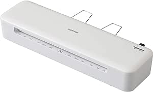 ラミネーター A4/A3対応 150μm対応 ウォームアップ時間35秒 波打ち防止 リバース機能付き ホワイト HSL-A32-W