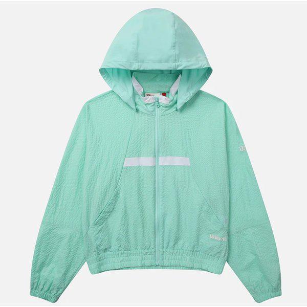 シアサッカーフードフルジップジャケットW B1 W251002TJK31 LMT WHT