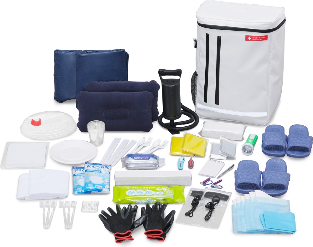 アイリスオーヤマ BS2-42(ボウサイセツト) 防災セット 42点（2人用） BS242ボウサイセツト