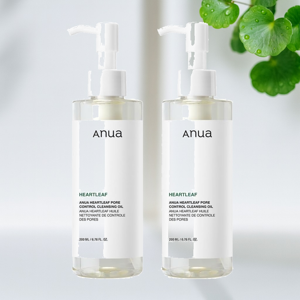 ANUA(アヌア)ドクダミポアコントロールクレンジングオイル200ml 2個セット 毛穴 角質 皮脂 黒ずみケア メイク落とし ゆらぎ肌 混合肌 heartleaf cleansing oil スキン