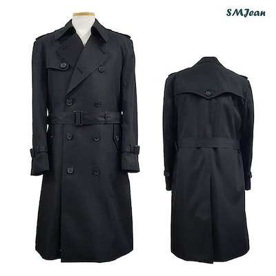 SMJ1084 メンズトレンチコート ダブル メンズロングコート コート メンズ ロングバーバリー 冬コート 裏地分離 16,030円
