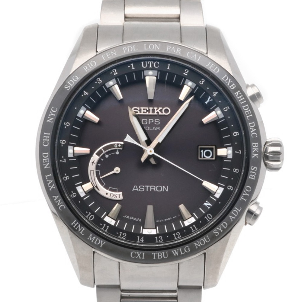 セイコー アストロン 腕時計 チタン 8X22-0AG0-2 ソーラー電波時計 1年保証 SEIKO 中古