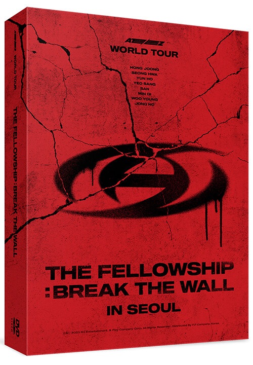 【未開封新品] エティエンス ATEEZ WORLD TOUR [THE FELLOWSHIP : BREAK THE WALL] IN SEOUL DVD (2枚組)