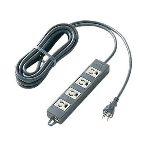 パナソニック WCH2454B OAタップ 接地15A抜け止め形 4コ口ブラック 5mコード付 マグネット付