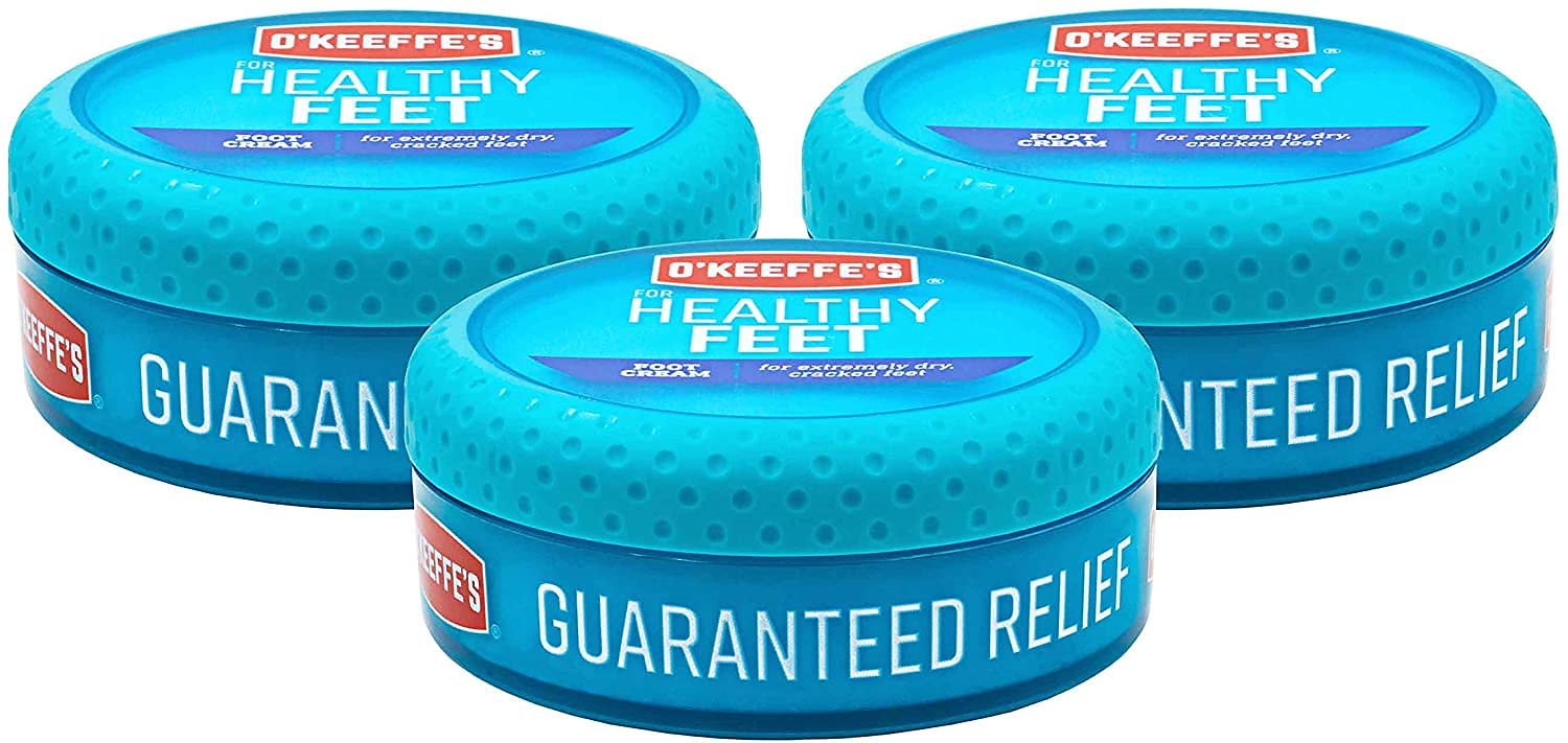 OKeeffes K0320001-3 Jar（3パック）のヘルシーフィートクリーム3.2オンス