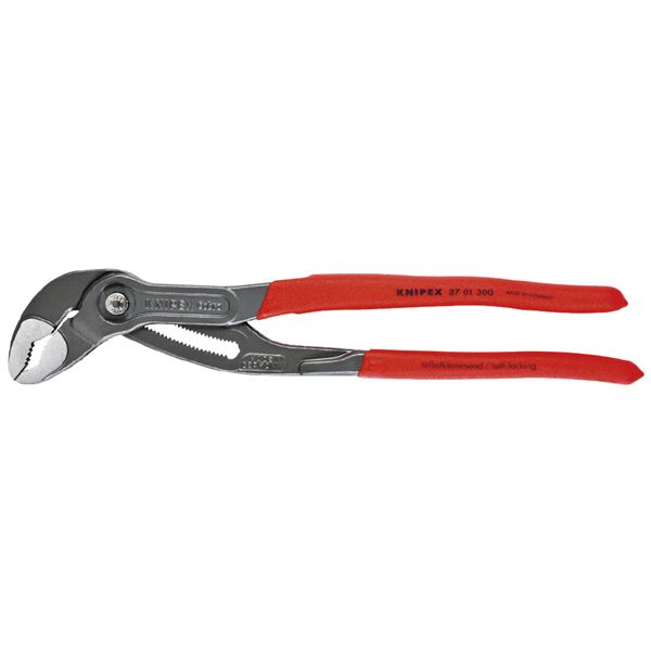 KNIPEX クニペックス コブラ ウォーターポンププライヤー 滑り止めプラスチックコーティング 全長300mm 8701-300 工具 ツール