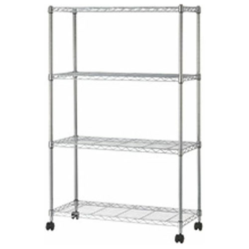 アイリスオーヤマ SEM-8012 スチールラック メタルラック シンプル メタルシェルフ（4段・80cm幅）奥行35cm 高さ126cm ポール径19mm SEM8012