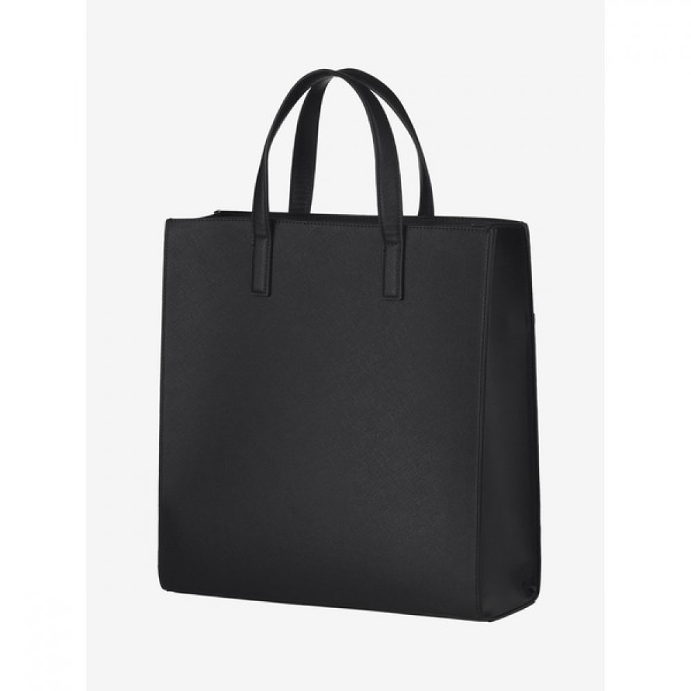 [マインドブリッジ] レザースクエアトートバッグ