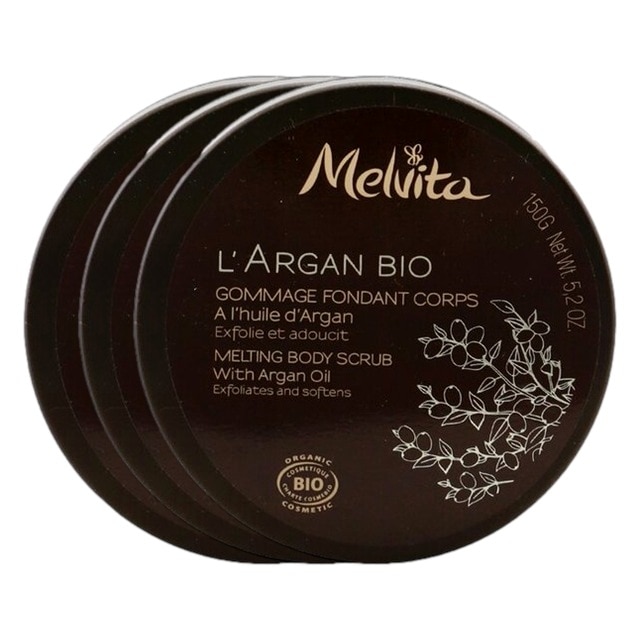 メルヴィータ アルガンビオ オイルイン ボディスクラブ 150g×3 【お得！】3個セット