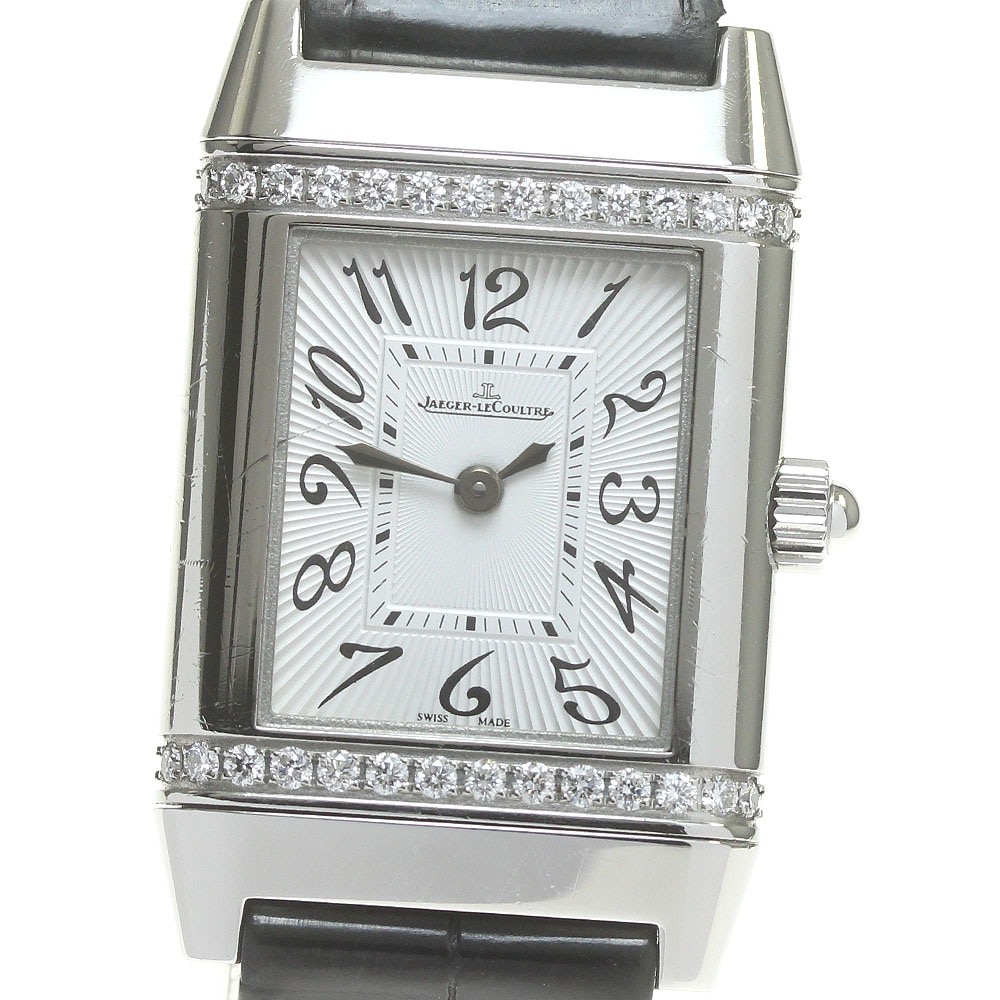 ジャガー・ルクルト JAEGER-LECOULTRE 265.8.47/Q2658430 レベルソ レディ ベゼルダイヤ クォーツ レディース 保証書付き_845116【中古】