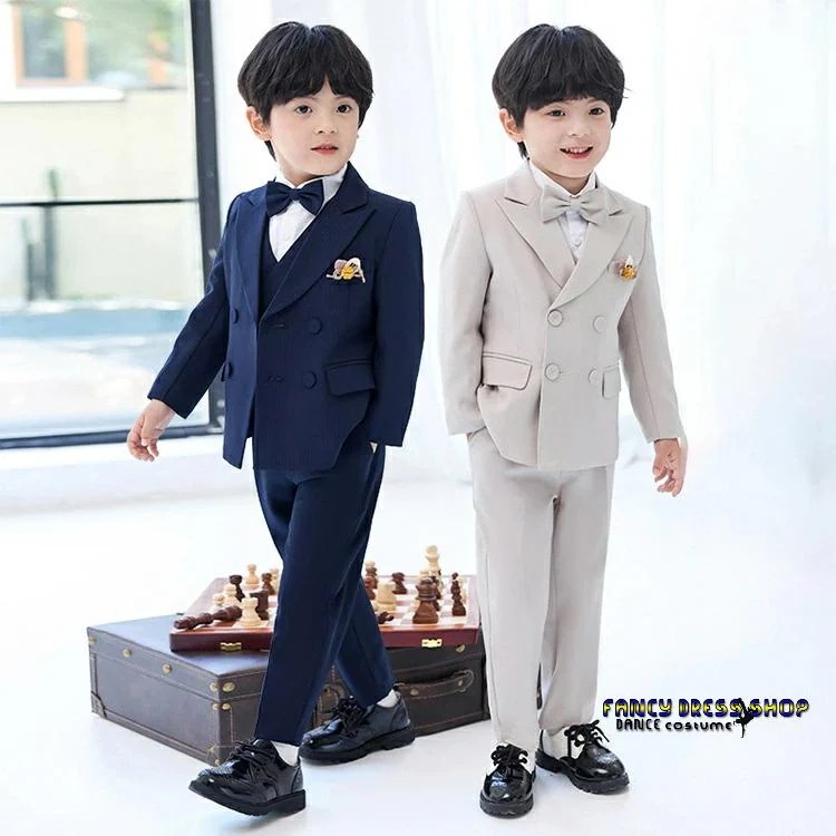 ラケット陸上格闘技ダンス【制服標準装備】キッズ 幼児 紺色 発表会 子供服 卒業式 スーツ フォーマル ベビー セットアップ セレモニースーツ 小学生 入学式 男の子 幼稚園 服装 入園 カー