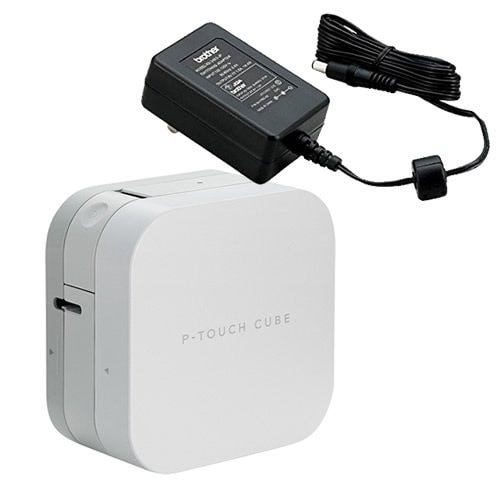 【ACアダプター付】ブラザー PT-P300BT ラベルライター P-TOUCH CUBE ピータッチキューブ (PTP300BT)(broth