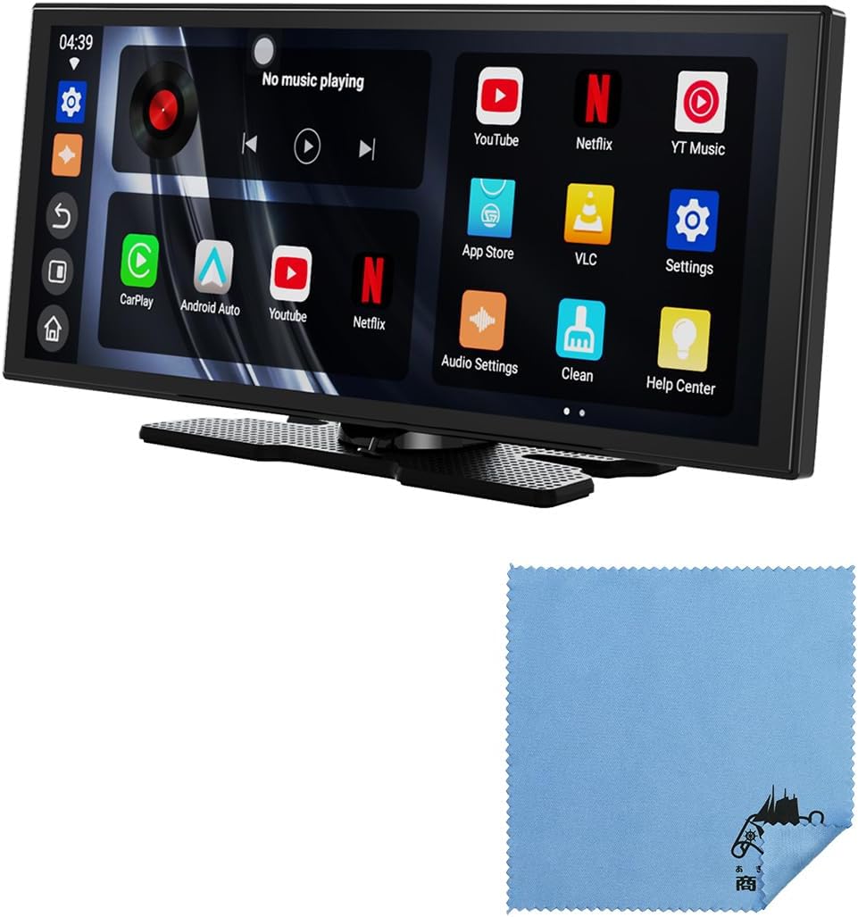 Ottocast ScreenFlow オットキャスト スクリーンフロー 11.4インチ ディスプレイオーディオ 車載ディスプレイモニター CarPlay＆Android Autoに対応 プラグ&プレ
