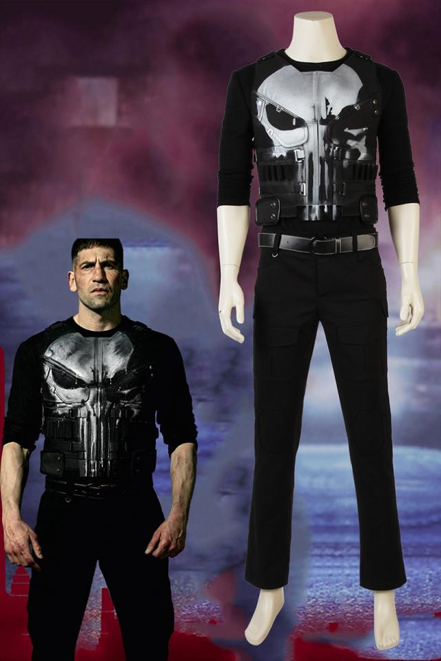 新タイプ追加 激安販売 パニッシャー (The Punisher) パニッシャー コスプレ衣装[4004]