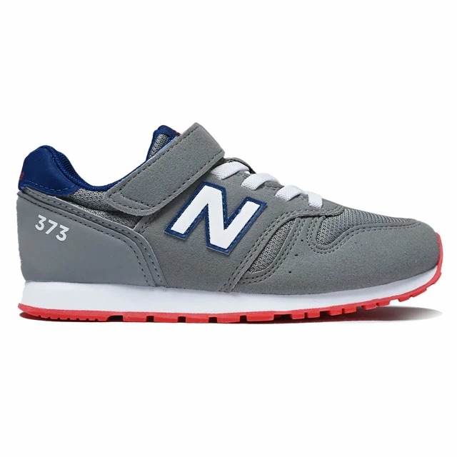 ニューバランス キッズ 男の子 スニーカー ジュニア ローカット ベルクロ キッズシューズ カジュアルシューズ YV373 PA2 グレー/ブルー NB 子供靴 5 5,571円