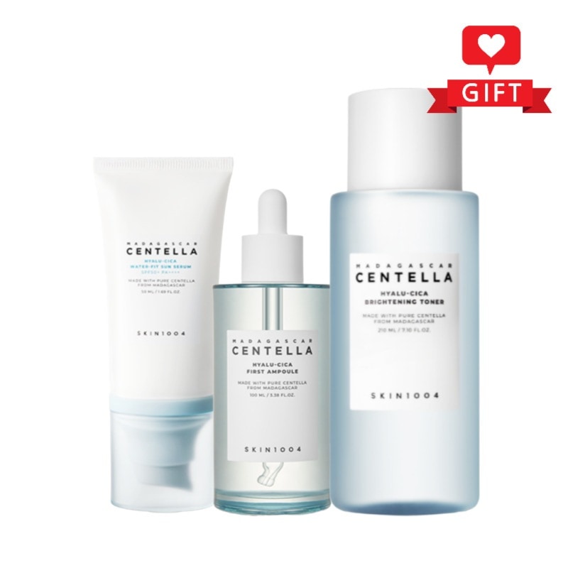 ヒアルシカ 3種セット（サンセラム50ml+アンプル100ml+トナー210ml）/ 紫外線対策 / 肌バリア強化 / インナードライ