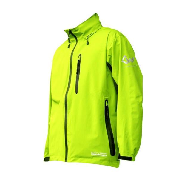 カヴァーワーク レインウエアアクロスレイン AG－8000ライム3L ワークサポート サポート用品 カッパ ヤッケ