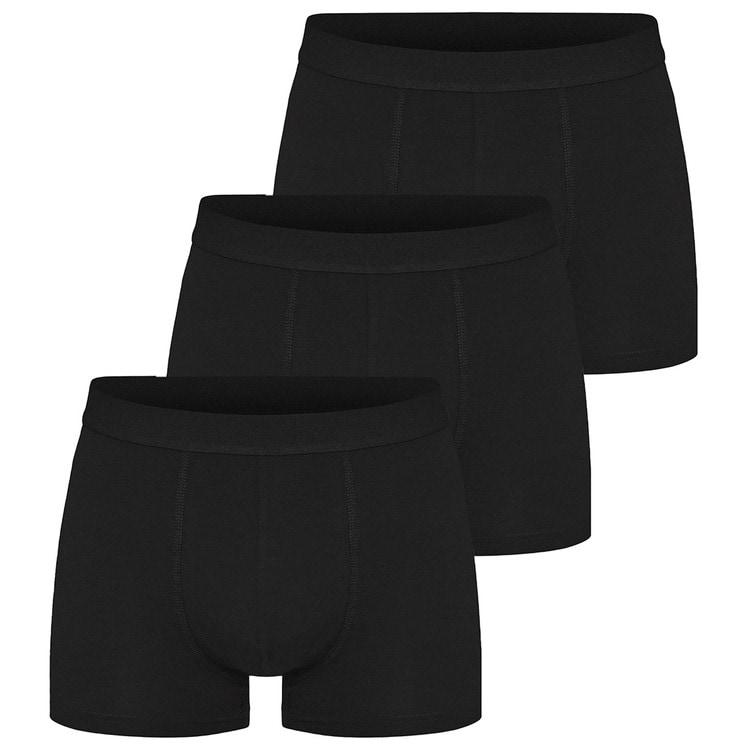 ブレッド＆ボクサーズ：ORGANIC COTTON ボクサートランク 3PK [ブラック]【BNBUS239-001】