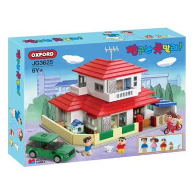 SALEタイムセールオックスフォード クレヨンしんちゃん しんちゃんの家 ブロックレゴ 野原家 韓国グッズ 韓国 9,602円