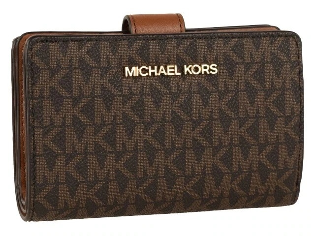 マイケルコース MICHAEL KORS 二つ折り財布 レディース ブラウン 35f8gtvf2b-brown