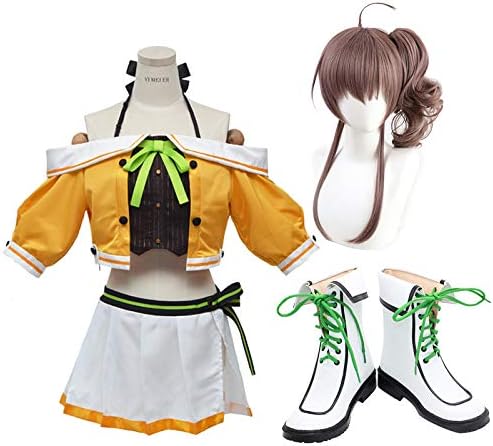 大人気夏色 まつり ルセット コスプレ衣装 衣装+ウィッグ+靴 VTuber ホロライブ 夏色まつり コスプレ バーチャルYouTuber クリスマス ハロウィン 仮装 お祭り パーティー 変装 仮装