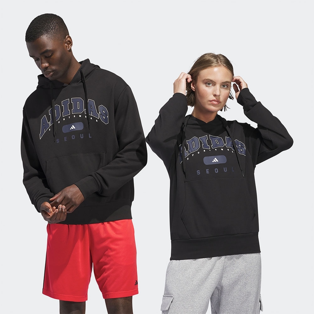 アディダスソウルパーカー-ブラック/JM7327