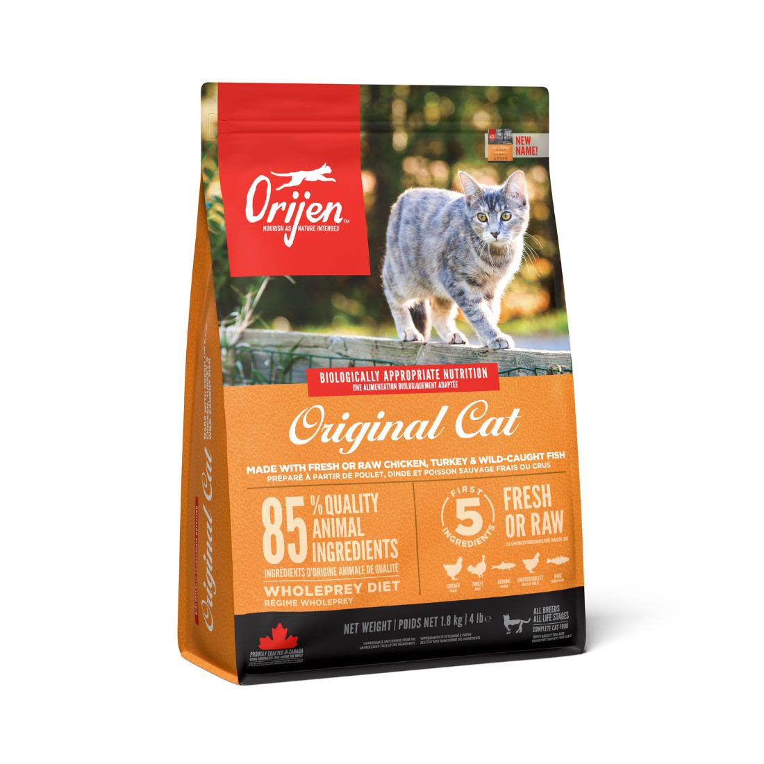 オリジナルキャット 1.8kg チキンダックエッグフィッシュその他キャットフード