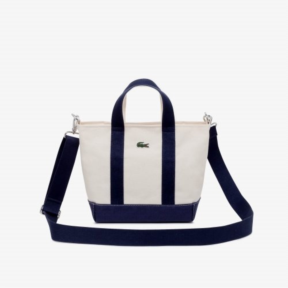 LACOSTE コモンサマーパッククロストートバッグ [ナチュラルネイビー]