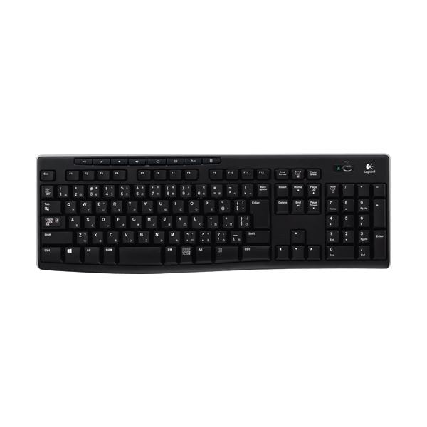（まとめ）ロジクール WirelessKeyboard ブラック K270 1台[x2セット]