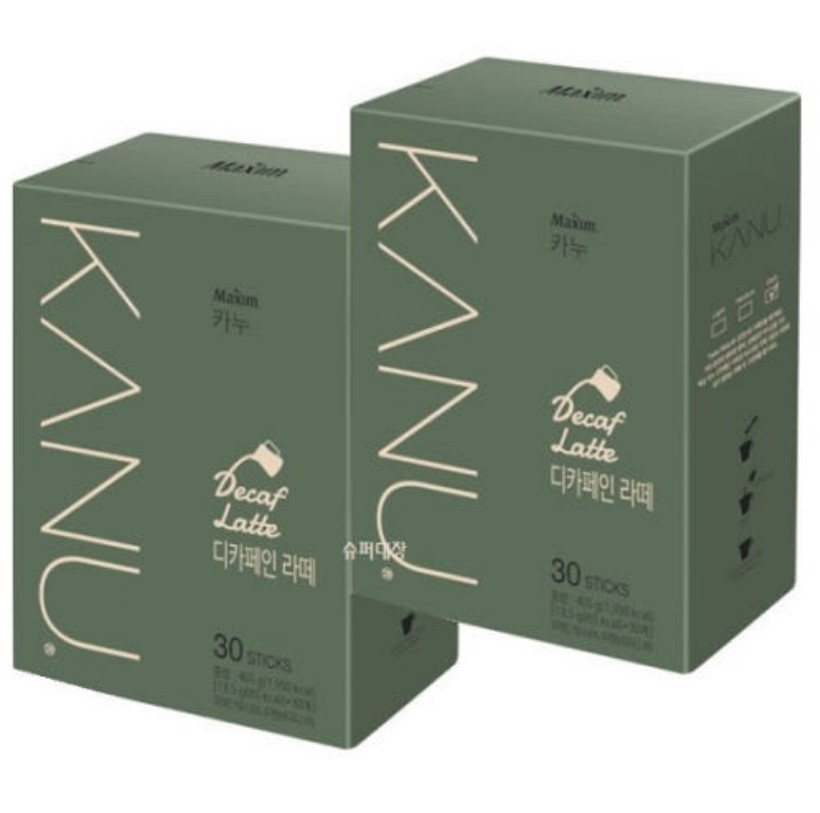 デカフェ ラテ スティックコーヒー 13.5g x 30個入 x 2個 4,601円