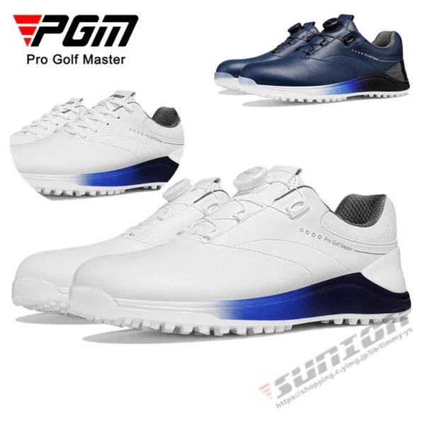 ゴルフ ゴルフシューズ ダイヤル式 ソフトスパイク メンズ スパイクシューズ スニーカー 靴 紳士 防水 人工皮革