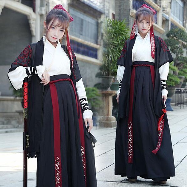 中華服 唐装 漢服 カップル コスプレ衣装 中国古代衣装 チャイナドレス ペアルック コスチューム 文化祭 学園祭 イベント 撮影衣装 男女兼用漢服 S-XXL