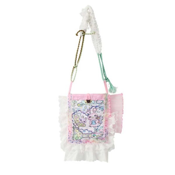 ショルダーバッグ yu YBX SOUP Lace スクエア ミディアム ショルダーバッグ [マルチ] 【公式