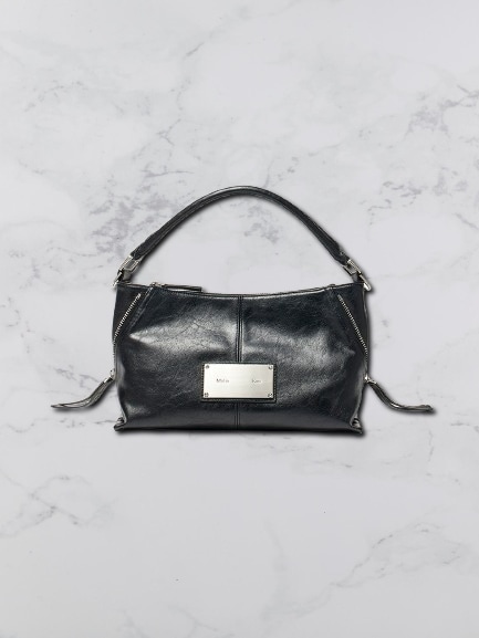 【Matin Kim】MATIN SIDE ZIPPER TWO WAY BAG MUSINSA | MATIN KIM SIDE ZIPPER TWO WAY BAG IN BLACK