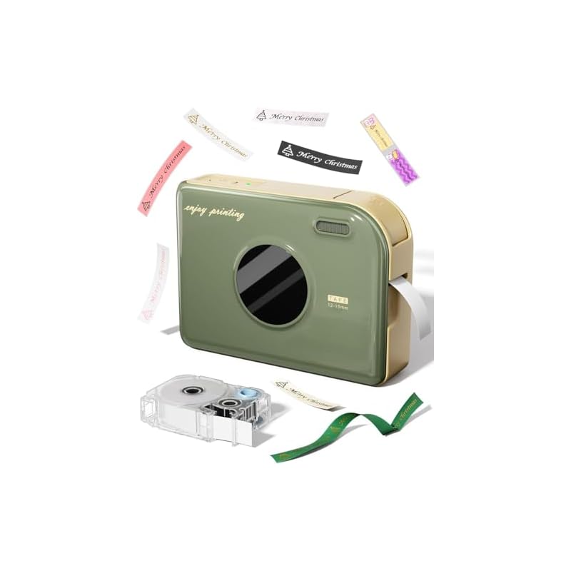 Phomemo A30 熱転写テープライター スマホ対応 ラベルライター ラベルプリンター スマホプリンターBluetooth接続 シールメーカー【12mm-15mm幅テープ】 収納/マグネット/ギフ