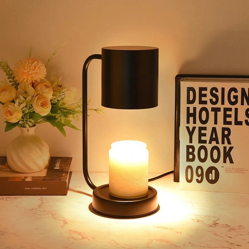 【20点セット】【急速出荷】【期间限定】モダンなミニマリスト アロマテラピー ワックス メルティング ランプ ベッドサイド キャンドル ランプ シンプルなの無煙温度調節ナイトライト ギフト ランプ メ