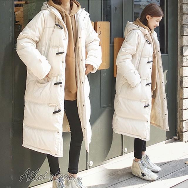 即納セ.ー.ル!ダッフルコート ダウンコート レディース 中綿 コート ダウンジャケット 秋冬 40代 無地 中綿 ダウンコート ロング丈 暖かい フード付き アウター オシャレ