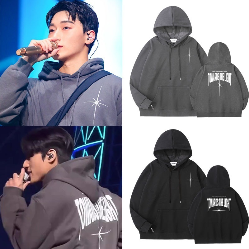 期間限定 2枚購入でカード1パスケース ateez ワールドツアーコンサート応援服 春ベルベットパーカー コットンルーズトレーナー