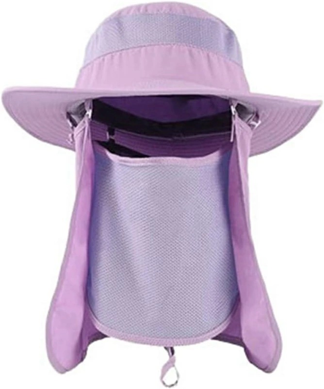 農園帽 メンズ 360度UVカット 日除け帽子 花ピンク対策 日焼け対策 つば広 春夏秋 フェイスカバー付き 通気性 軽量 吸湿速乾 防風 おしゃれ帽子 折りたたみ可 釣り 登山 ガーデニング 農作