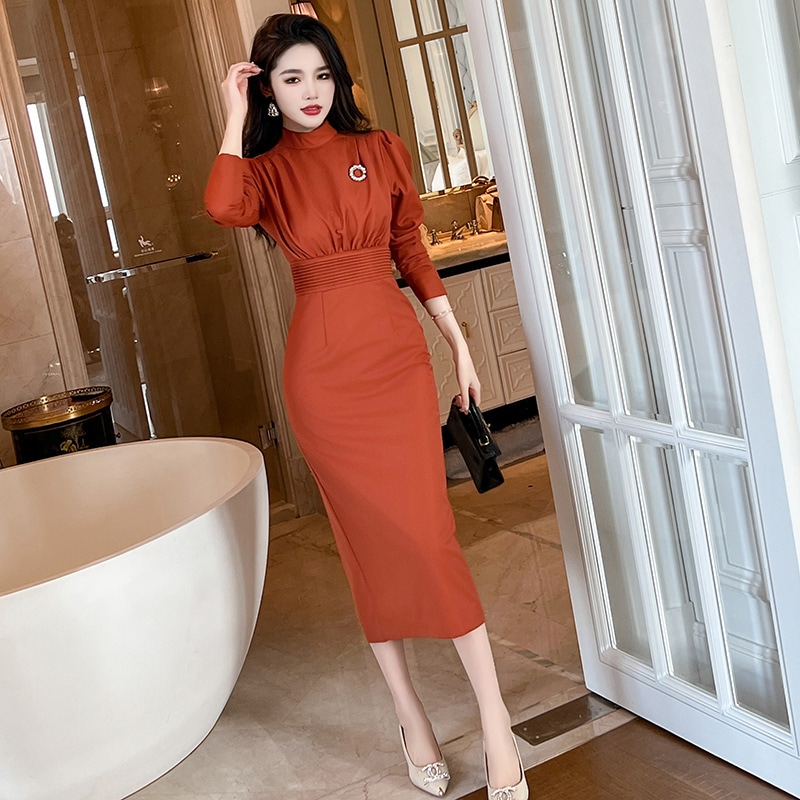 ワンピース ドレス パーティードレス ロングワンピース タイト 韓国 ワンピース ウエスト引き締め 披露宴 結婚式 演奏会 ウェディング 二次会 発表会ドレス