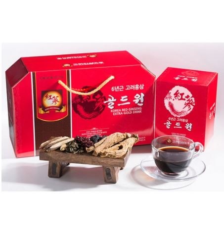 高麗人参流通6年根高麗紅参ゴールドワン（70ml 60個）/韓国発送